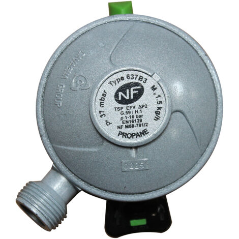 Détendeur Quick-On Propane NF - 1,5kg/h - connexion ø 27 / M20x150 - Favex (1/4)