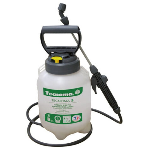 Pulvérisateur 3.5L à pression préalable – Poignée ergonomique – Jauge transparente pour dosage précis – Pour petites plantes et rosiers – Tecnoma (1/2)