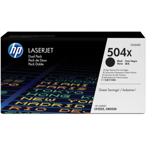 Hewlett Packard 649X Dual Pack - CE260XD - cartouche de toner - haute capacité - noir (CE250XD) (1/5)