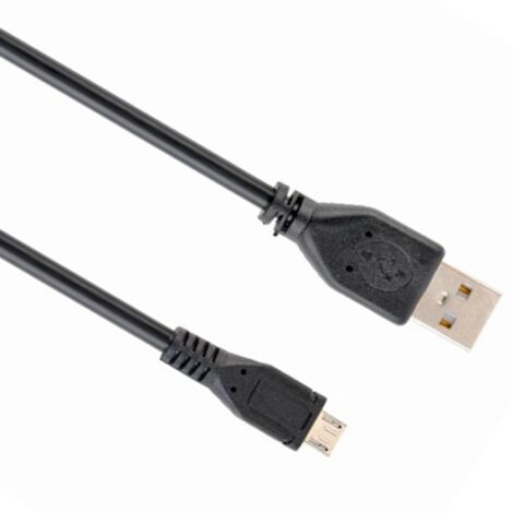 Câble USB 2.0 A vers Micro USB B GEMBIRD (3 m) Noir (1/5)