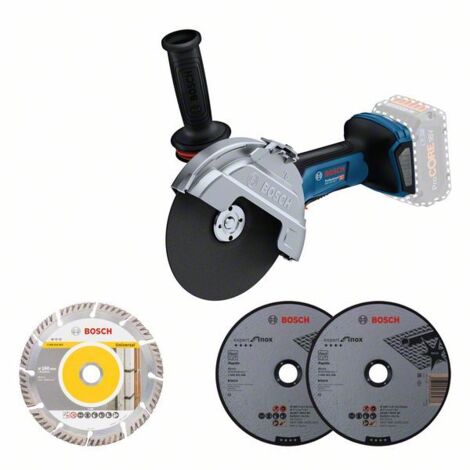 Bosch Professional – Meuleuse angulaire sans fil 18V – Disque 180mm – Moteur Brushless – KickBack Control – Pour coupes rapides métal et béton - 18V-180 (1/10)