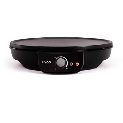 LIVOO DOP196 Crepiere 30cm 1000W - Noir (1/5)