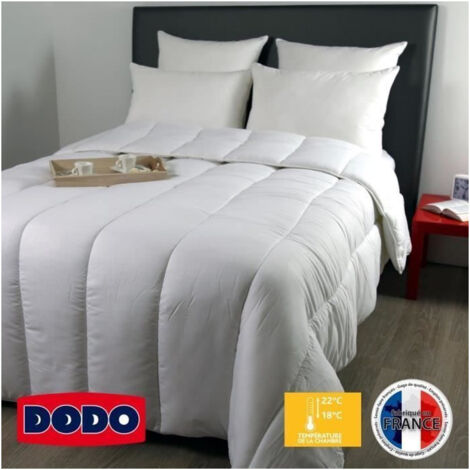 DODO Couette temperee Country - 240 x 260 cm - Blanc