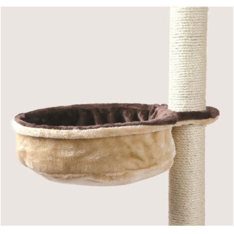 Nid confort pour arbre à chat Ø 38 cm – Housse en peluche douce – Support jusqu'à 4,5 kg – Fixation sur arbres à chat – Trixie