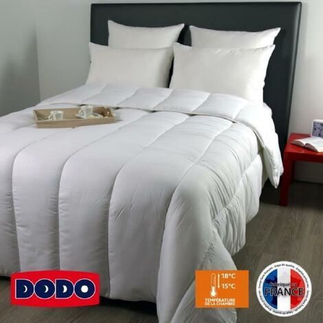 Couette Microfibre - Tres Chaude 220 X 240 Cm Blanc - Couette