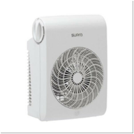 RADIATEUR SOUFFLANT MOBILE - Blanc - 2 allures - Thermostat - Ventilati SUPRA - SB20.2