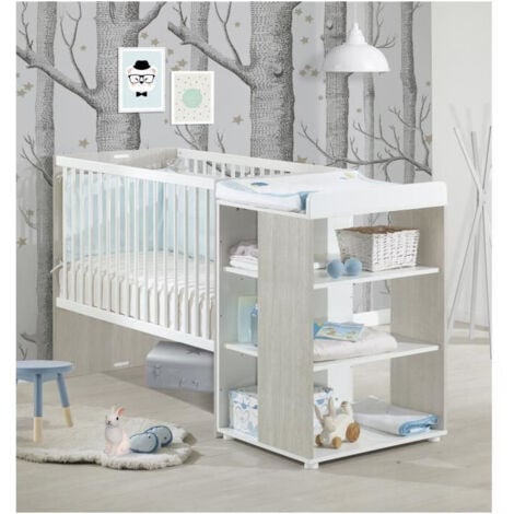 Babyprice lit bébé sitta combiné evolutif 120x60 cm Clearance