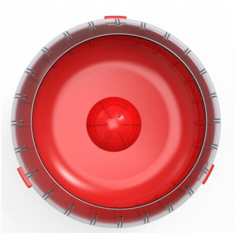 1 Roue d'exercice silencieuse pour cage Rody3 . couleur rouge. taille ø 14 cm x 5 cm . pour rongeur. - zolux (1/5)