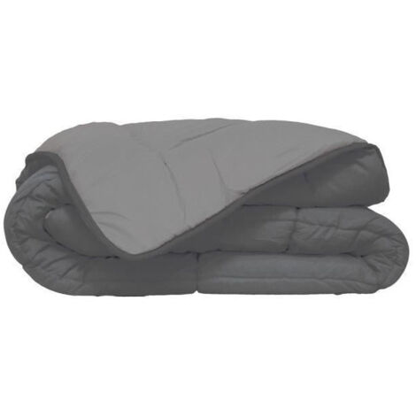 Couette légère 220x240 cm – Enveloppe microfibre 100% polyester – Garnissage fibres creuses siliconées – Poids 200 g/m²