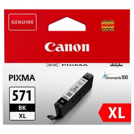 CANON Cartouche dencre a Haut rendement CLI-571XL BK- Noir photo (1/3)