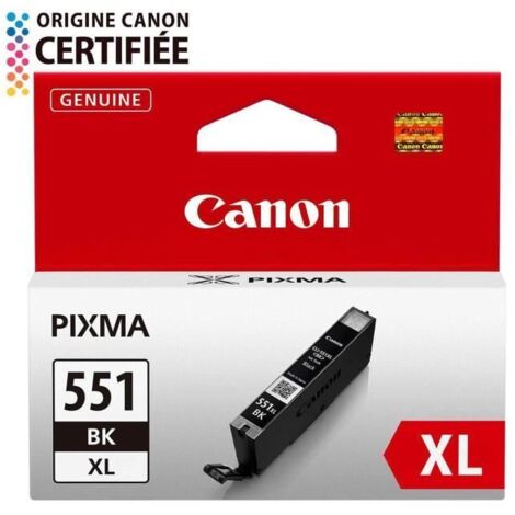 CANON Cartouche dencre a Haut rendement CLI-551XL BK - Noir Photo
