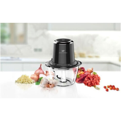 CONTINENTAL EDISON CEMH01 Mini hachoir bol en verre- Noir