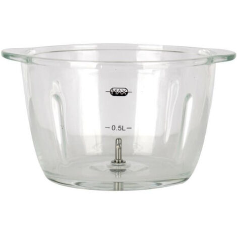 CONTINENTAL EDISON CEMH01 Mini hachoir bol en verre- Noir