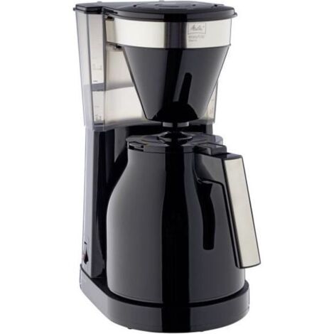 MELITTA Easy Top Therm II 1023-08 - Cafetiere filtre 1L - 1050 W - Noir