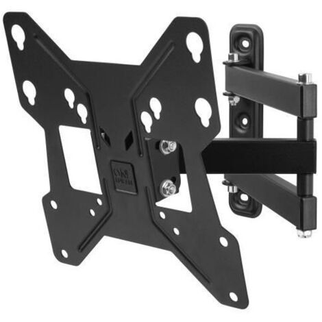 Support mural TV universel 13-43 pouces – Inclinaison 15° et rotation 180° – Charge max 30 kg – Compatible VESA 75x75 à 200x200 mm – Oneforall1 - OFAWM2251