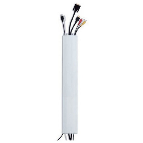 Goulotte porte-câbles ERARD 007978 Slim blanche 110 cm sorties centrale ou latérale (1/2)
