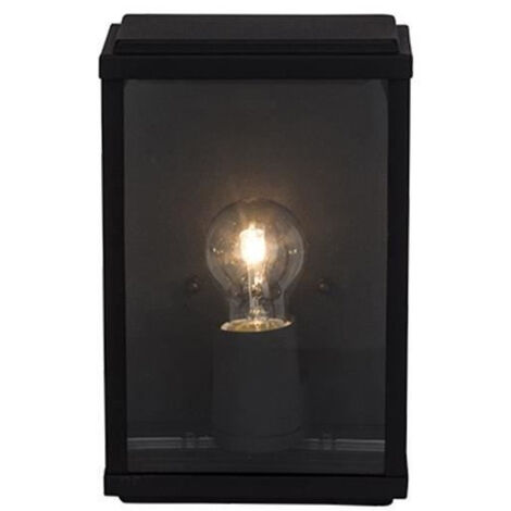 Applique exterieure GAIA Noir ampoule E27 max 60 W - Brilliant (1/10)