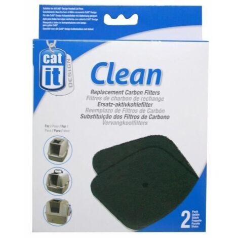 RECHARGE 2 FILTRES CHARBON POUR MAISON DE TOILETTE CAT IT 50705
