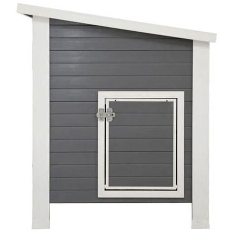 Kerbl Poulailler Barney Plastique 137x73x83 cm Gris et blanc