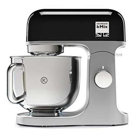 Kenwood – Robot pâtissier 1000 W – Bol inox 5 L – 6 vitesses – Mouvement planétaire – Couvercle anti-projections – Kit pâtisserie inclus - KMX750BK