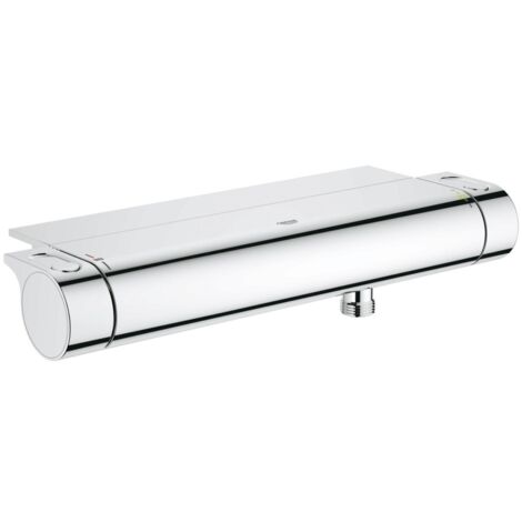 Mitigeur thermostatique de douche DN15 – Finition chromée GROHE StarLight – Technologie EcoJoy pour faible consommation – 34469001