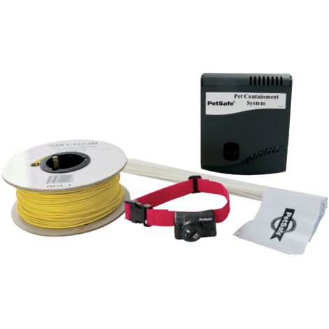 PetSafe - Systeme de Clôture Anti-fugue avec Fil pour Chien de plus 3,6 Kg Avertissement Sonore/Eléctrostatique,Facile a