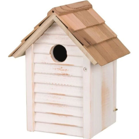 Nichoir 18 x 24 x 15 cm en bois pour petites mésanges oiseaux - Trixie (1/6)