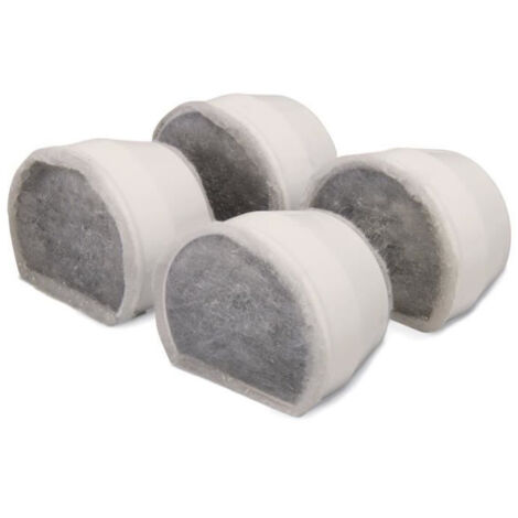 DRINKWELL 4 filtres de rechange au charbon pour fontaines Avalon et Pagoda - Pour chat et chien (1/5)