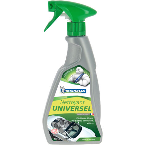 Nettoyant universel MICHELIN en spray 500 ml pour véhicule et intérieur/extérieur Ecodétergent certifié (1/4)