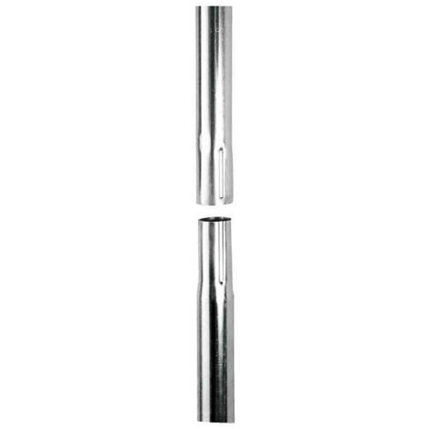 Mât galvanisé emboitable 40mm – Longueur 1 mètre pour installations antenne TV – Résistant aux intempéries – 140 – Erard