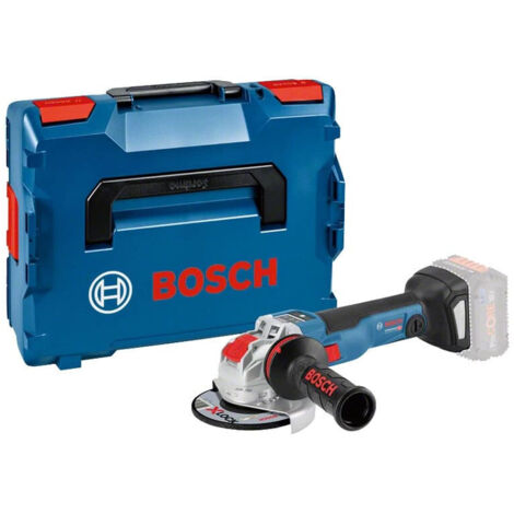 Bosch Professional – Meuleuse sans fil 18V – Moteur sans balais – Vitesse 4 500-9 000 tr/min – Disque 125 mm pour métal et béton – Système X-LOCK - 18V-10