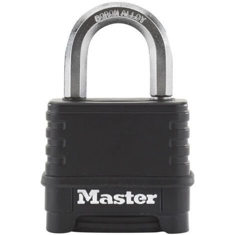 Cadenas a combinaison - MASTER LOCK - Excell M178EURD - Zinc 57 mm - Noir