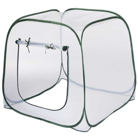 Nature – Serre pop-up 100x100 cm – Polyéthylène transparent 0,8 mm – Cadre acier – Protection contre intempéries et nuisibles