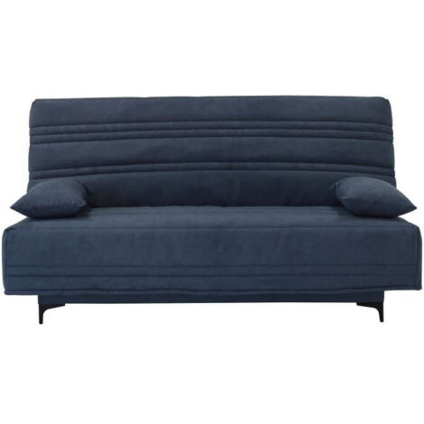 Canapé convertible clic-clac 3 places KRISTEN - Largeur 199 cm - Matelas 14 cm - Coffre de rangement (1/5)