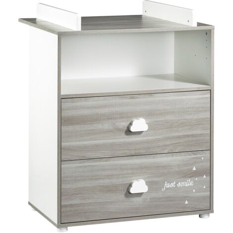 Commode à langer en bois