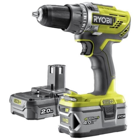 RYOBI Pack 4 outils sans fil One+ RCK184C-242S - Perceuse - 3 scies circulaire, sauteuse, sabre - 2 batteries 2Ah et 4Ah