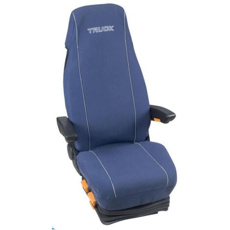 Housse Coton Matelassee Bleu Logo Truck