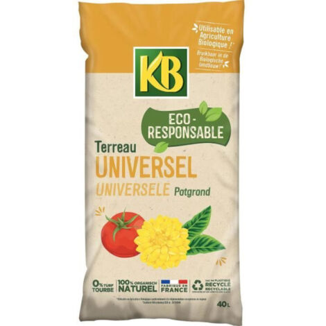 Kb Terreau Universel 40L Naturel pour Jardinage (1/4)