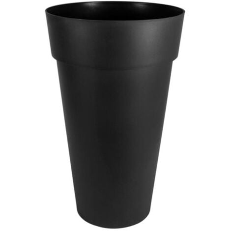 EDA Vase Toscane XXL - O 48 x H 80 cm - 90 L - Gris anthracite