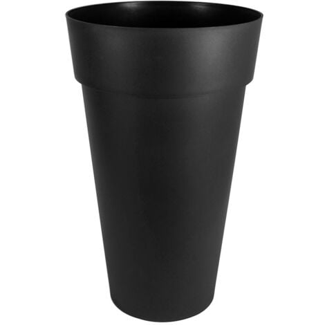 EDA Vase Toscane XXL - O 48 x H 80 cm - 90 L - Gris anthracite