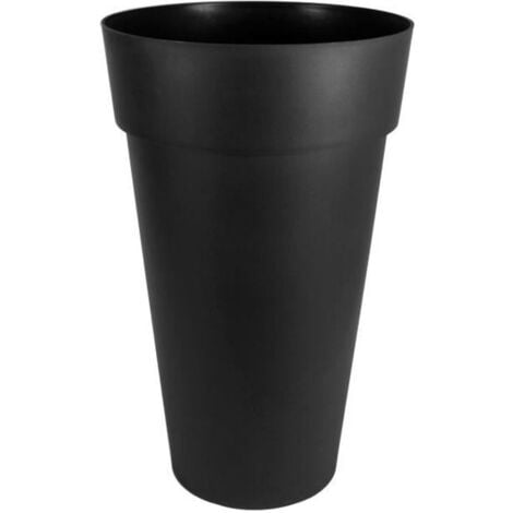 EDA Vase Toscane XXL - O 48 x H 80 cm - 90 L - Gris anthracite
