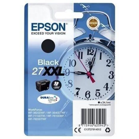 EPSON Cartouche T2791 - Reveil - Noir XXL