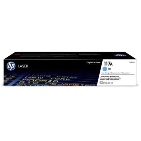 Toner hp 117a laser color 150a / 150nw / 178nw / 178nwg / 179fnw cian 700 paginas
