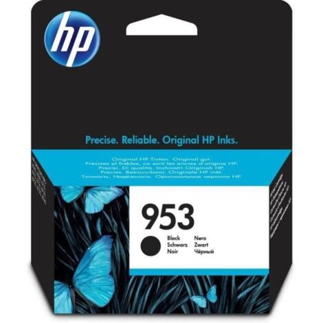HP 953 cartouche dencre noire authentique pour HP OfficeJet Pro 8710/8715/8720 L0S58AE (1/10)