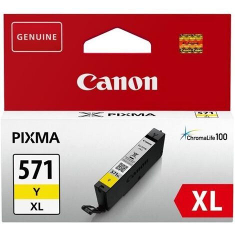 CANON Cartouche dencre a Haut rendement CLI-571XL Y - Jaune