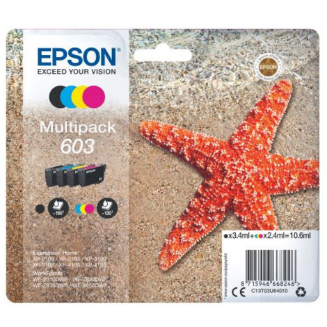 Pack de Cartouche d encre Epson PACK Etoile de mer 4 couleurs