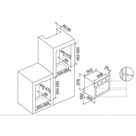Fours encastrables GLEM, GFMG51IX