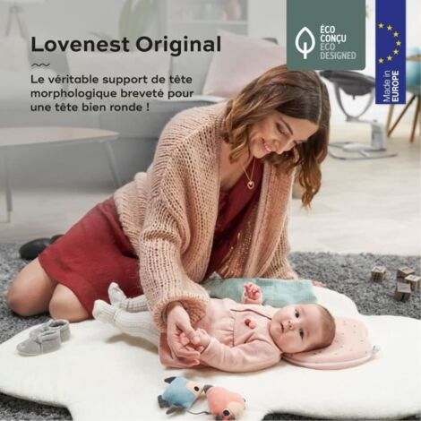 Babymoov Support de tete ergonomique Lovenest Original, White - Cale-bébé-Plan incliné - Achat Babymoov Support de tete ergonomique Lovenest Original, White - Cale-bébé-Plan incliné - Achat