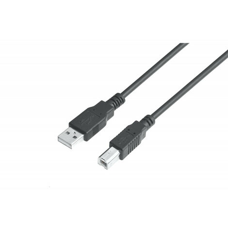 Cable imprimante USB 2.0 A male-B male 1.8m