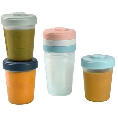 BEABA, Set 2eme age 6 portions clip de conservation - 6x250ml (1/5)